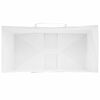 vidaXL Paper Bags 50 pcs with Handles White 21x11x31 cm