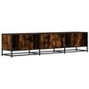 vidaXL TV Cabinet Smoked oak Engineered wood, metal Large TV Cabinet