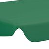 vidaXL Replacement Canopy Green Polyester with PVC coating Medium