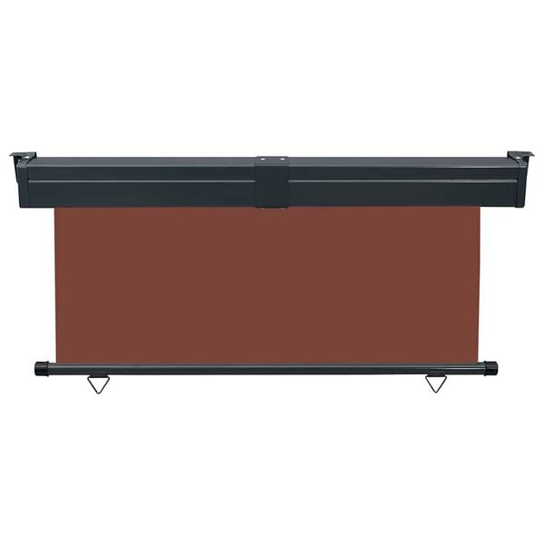 48441 vidaXL Balcony Side Awning 68.9"x98.4" Brown