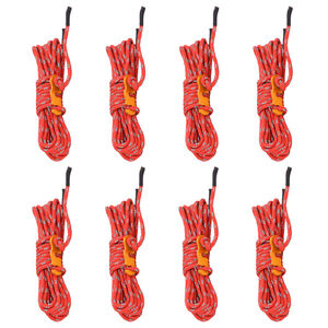 vidaXL Tent Guy Ropes with Spanners Reflective 8 pcs 13.1 ' 0.16 "