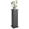FMD Accent Table Grey Melamine-covered chipboard 34.8 in height