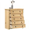 vidaXL Chest of Drawers Honey