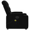 vidaXL Electric Stand Up Massage Recliner Chair Black
