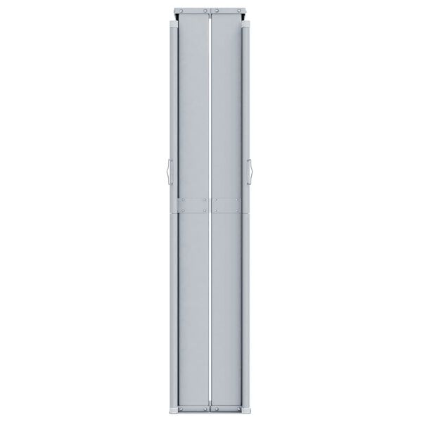 vidaXL Side Awning Cream Polyester with PU coating Large Retractable