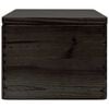 vidaXL Wooden Box Black Solid pine wood 15.7 x 11.8 x 9.1 in Wooden Box