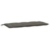 vidaXL Garden Bench Cushion Melange dark grey Fabric (100% polyester)