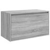 vidaXL Hall Bench Gray Sonoma Engineered Wood Medium Entryway Bench