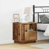 vidaXL Bedside Cabinet 2 pcs Old Wood 19.69 x 13.58 x 19.69 in