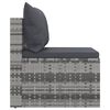 vidaXL Garden Sofa Set Grey