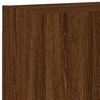 vidaXL TV Wall Unit Brown Oak Engineered Wood Medium TV Wall Unit
