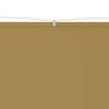 vidaXL Vertical Awning Beige Oxford fabric (100% polyester)