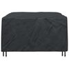 vidaXL Furniture Cover Plain Black 59.06 x 59.06 x 29.53 in 210D