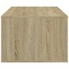 vidaXL Coffee Table Sonoma Oak Engineered Wood 39.4 x 19.9 x 13.8 in