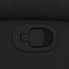 vidaXL Recliner Chair Black Faux Leather