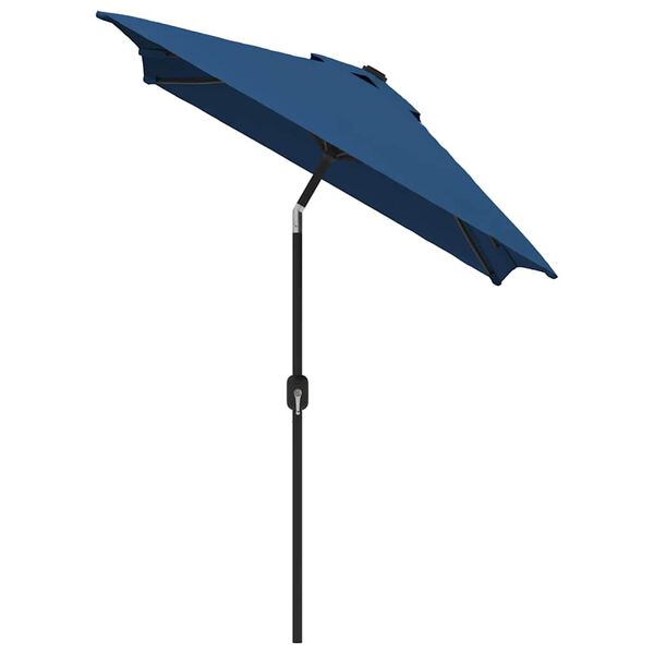 vidaXL Garden Parasol Azure Polyester 118.1x78.7 in Tiltable