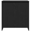 vidaXL Sideboard 2 pcs Black 27.56 x 16.14 x 29.53 in Engineered Wood