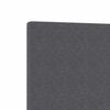 vidaXL LED Headboard with LED Strip Lights Dark gray 56.7 in fabric