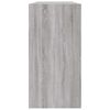 vidaXL Book Cabinet Grey Sonoma Engineered wood Medium Book Cabinet
