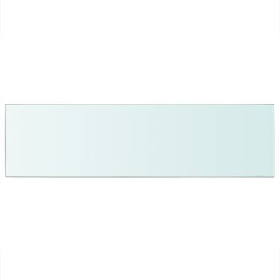 vidaXL Shelf Panel Glass Clear 35.4"x9.8"
