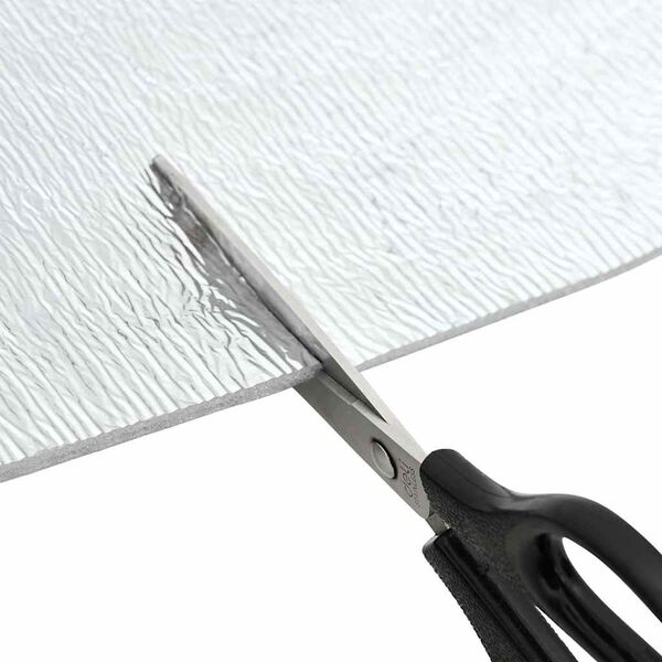 vidaXL Radiator Heat Reflector Silver 0.5 x 25 m Aluminium