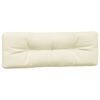 vidaXL Pallet Cushion Set of 3 Cream Fabric (100% polyester) Large
