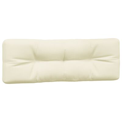 vidaXL Pallet Cushions 3 pcs Cream Fabric