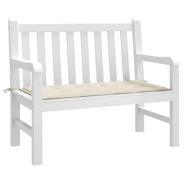 vidaXL Garden Bench Cushion Cream Oxford fabric (100% polyester)