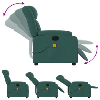 Side/tilt view of the recliner showing multiple positions