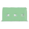 vidaXL Greenhouse Green Polyethylene mesh fabric, Galvanized steel