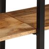 vidaXL Console Table 55.1"x13.8"x27.6" Solid Wood Mango