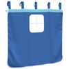 vidaXL Curtain For Loft Bed Blue 100% Polyester Standard Storage
