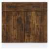 vidaXL Kitchen Base Cabinet Smoked Oak Engineered Wood