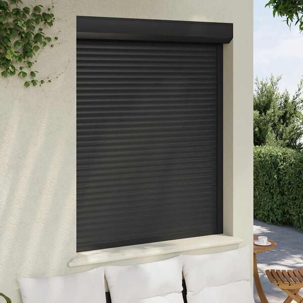 vidaXL Roller Shutter Aluminium 47.2x59.1" Anthracite