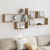 vidaXL Wall Shelf Artisian Oak 65.9x7.1x26.8" Engineered Wood