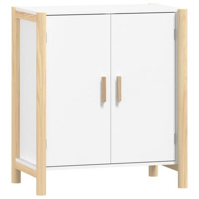 vidaXL Sideboard White 24.4"x15"x27.6" Engineered Wood