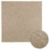 vidaXL Rug Beige Polypropylene (100% PP) 47.2x47.2 in