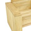 vidaXL Garden Lounge Set Natural Wood Treated Pinewood Standard Durable