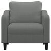 vidaXL Sofa Chair Dark Grey Fabric (100% polyester), metal, textilene