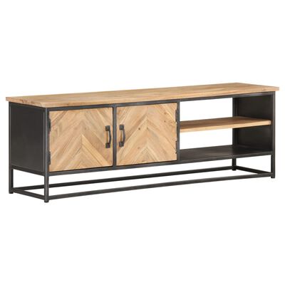 vidaXL TV Stand 47.2"x11.8"x15.7" Solid Wood Acacia