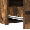 vidaXL Dressing Table Brown 23.62 x 15.75 x 27.56 in Engineered Wood