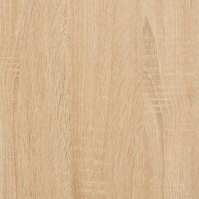 vidaXL Bathroom Cabinet Sonoma Oak 12.6"x10"x74.8" Engineered Wood