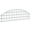 vidaXL Arched Garden Fence Set 30.4"x10.2" Green