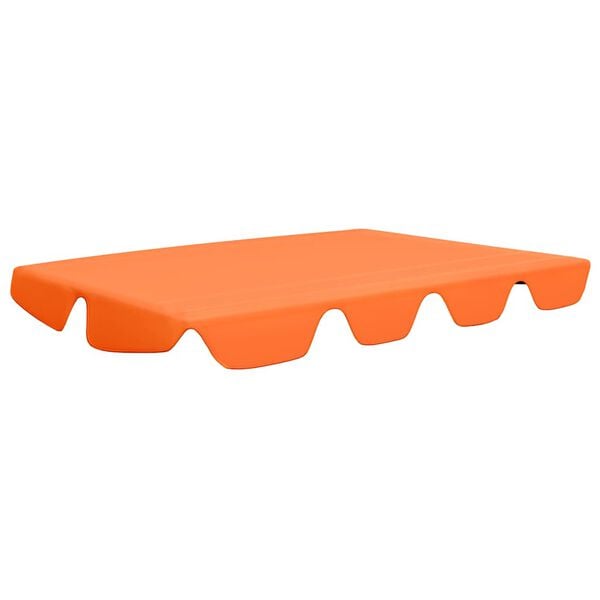 vidaXL Replacement Canopy for Garden Swing Orange 74"/66.1"x57.1"/43.3"