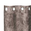 vidaXL Velvet Curtains 2 pcs Cappuccino 68.90 x 55.12 in Velvet