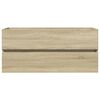 vidaXL Bathroom Furniture Set Sonoma oak and white