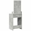 vidaXL Dressing Table Concrete Grey 19.69 x 16.14 x 55.12 in