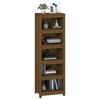 vidaXL Book Cabinet Honey brown Solid pine wood Medium Book Cabinet