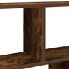 vidaXL Wall Cube Shelf Smoked Oak Engineered Wood Medium Wall Cube Shelf