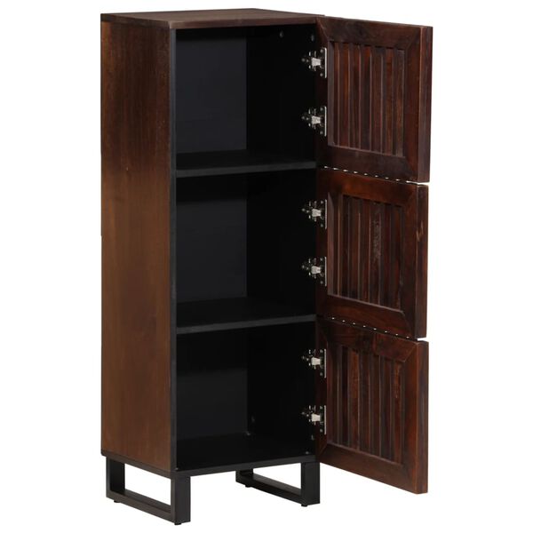 vidaXL Highboard Brown Solid mango wood, steel Highboard Rectangular